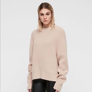 All Saints Pink Sylvia Jumper Sweater L